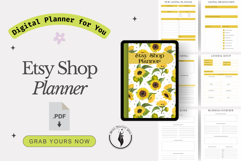 Etsy Shop Planner for Etsy Seller, Etsy Business Planner Product Image 1