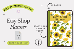 Etsy Shop Planner for Etsy Seller, Etsy Business Planner Product Image 2