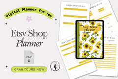Etsy Shop Planner for Etsy Seller, Etsy Business Planner Product Image 3
