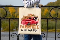 Farm Life Is The Best Life Sublimation PNG Product Image 3
