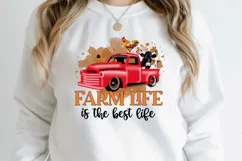 Farm Life Is The Best Life Sublimation PNG Product Image 2