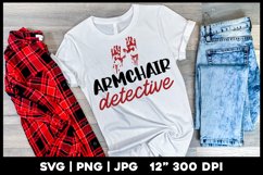 Armchair detective | True Crime svg Product Image 1