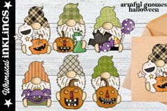 Armful Gnomes Halloween Sublimation Clipart Product Image 1