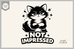 Cute Cat SVG, Cat Silhouette, Kitten Svg, Cute Cat Clipart Product Image 1