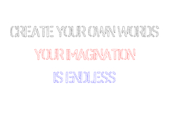 Army Outline Stitch Patch Alphabet Lettering ABC Embroidery Product Image 3