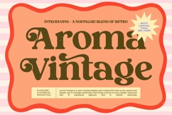 Aroma Vintage - Retro Display Serif Product Image 1