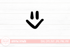 Hand Drawn Arrow Down Elements Product Image 1