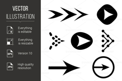 Icon Set of Flat Arrows Product Image 1