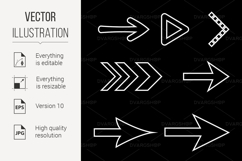 Icon Set of Flat Arrows Product Image 1