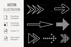 Icon Set of Flat Arrows Product Image 1