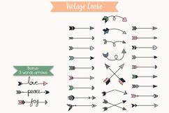 Hand Drawn Color Arrows | Tribal, Curly, Crossed, Dart, Boho Product Image 2