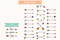 Hand Drawn Color Arrows | Tribal, Curly, Crossed, Dart, Boho Product Image 4