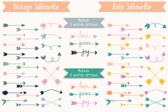 Hand Drawn Color Arrows | Tribal, Curly, Crossed, Dart, Boho Product Image 6