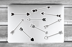 Hand Drawn Arrows | Tribal, Curly, Crossed, Dart, Boho, Icon Product Image 8