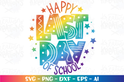 Graduation svg Happy Last day of school Fun party kids Product Image 1