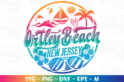 Summer svg Stay Ortley Beach vacation palm family New Jersey Product Image 1