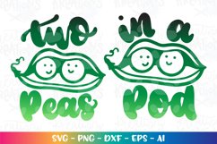 New Born svg Two Peas in a pod Matching shirts baby cute Product Image 1