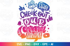 Social Media svg Social Media Influencer Share subscribe Product Image 1