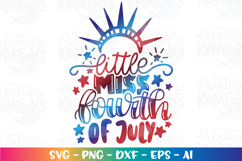 4th of July svg Little Miss Mr Fourth of July Independent Product Image 3