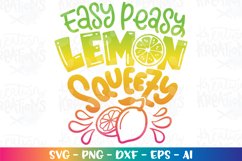 Girls and boys SVG Easy peasy lemon squeezy funny kids quote Product Image 1