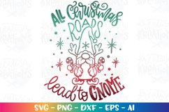 Christmas svg All Christmas Roads lead to Gnome Product Image 1