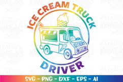 Summer svg Ice Cream Truck Driver logo design Product Image 1