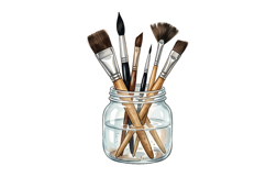 Art Brush Png| Artist Png Product Image 1