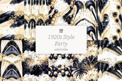 GlamArtZhanna, Black and Gold paper, 1920s Party paper, 1920s Party pattern, flapper paper, flapper pattern, Flapper Invitation, art deco paper, art deco pattern, art deco background, Roaring 20s paper, Roaring 20s pattern, Great Gatsby paper, Gatsby patt
