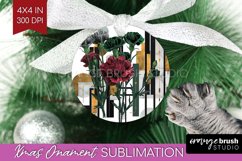 Vintage Flowers Ornament PNG - Art Deco PNG Sublimation Product Image 1