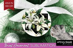 Vintage Flowers Ornament PNG - Art Deco PNG Sublimation Product Image 1