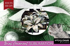 Vintage Flowers Ornament PNG - Art Deco PNG Sublimation Product Image 1