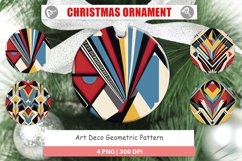 Christmas Ornaments Art Deco Pattern Product Image 1