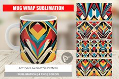 Mug Wrap Design Art Deco Pattern Product Image 1