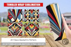 Tumbler Wrap Art Deco Pattern Product Image 1