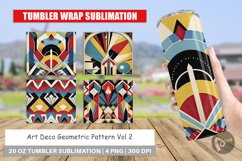 Tumbler Wrap Art Deco Pattern Product Image 1