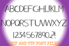 Art Deco Handwriting Letters Alphabet ABC Text Font OTF Product Image 2