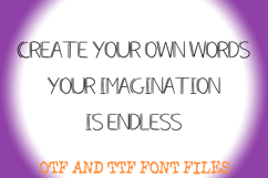 Art Deco Handwriting Letters Alphabet ABC Text Font OTF Product Image 3