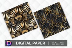 Art Deco Seamless Digital Paper Product Image 1