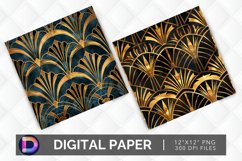 Art Deco Seamless Digital Paper Product Image 1