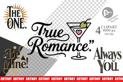 Art Deco Valentine Quotes Clipart Product Image 1