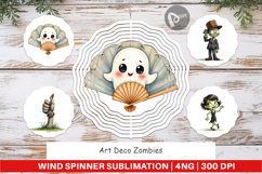 Zombies Wind Spinner Product Image 1