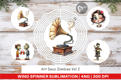 Zombies Wind Spinner Product Image 1