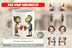 Zombies Mug Wrap Product Image 1