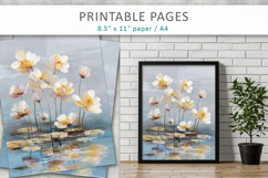 grunge floral printable pages Product Image 9