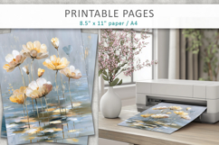 textured floral digital papers Product Image 5