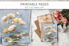 textured floral digital papers Product Image 7