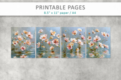 textured floral digital papers, craft papers Product Image 2