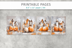 textured halloween paper, junk journal printable Product Image 2