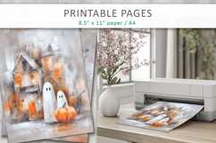 artistic halloween junk journal, whimsical halloween Product Image 3