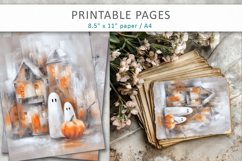 artistic halloween junk journal, whimsical halloween Product Image 4